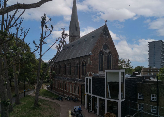 Steeple, Spire at Stunning Church With Breath-taking Interior For Filming, London