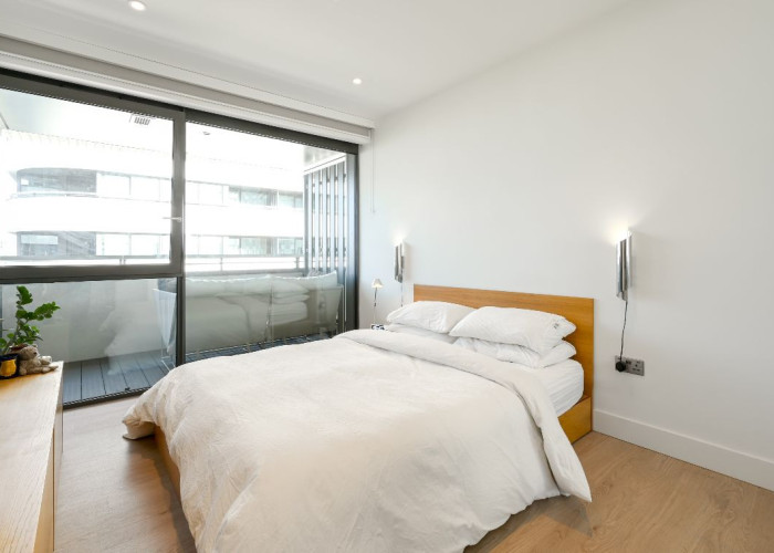 Bedroom (Double) at Bright One Bedroom Apartment On The 15th Floor For Filming, London