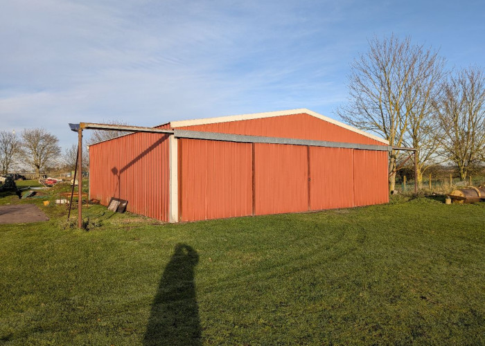 Wood, Shed at Twenty One Acre Private Airfield And Runway For Filming, Lincolnshire