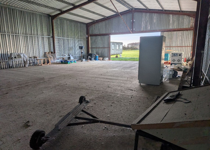 Shed at Twenty One Acre Private Airfield And Runway For Filming, Lincolnshire