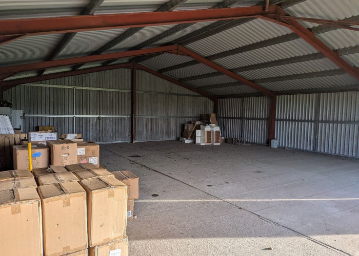 Wood, Shed at Twenty One Acre Private Airfield And Runway For Filming, Lincolnshire