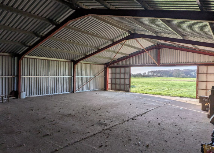 Outbuildings at Twenty One Acre Private Airfield And Runway For Filming, Lincolnshire