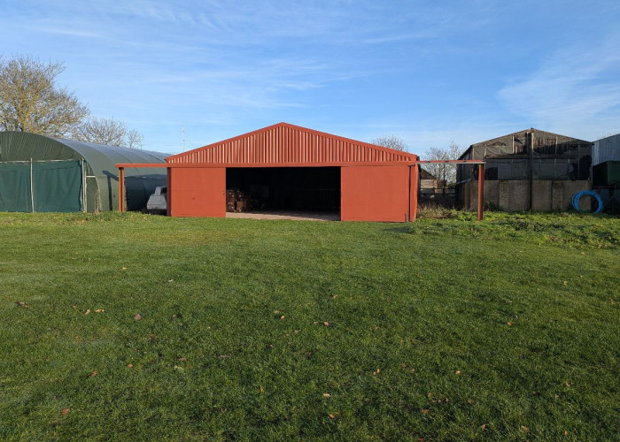 Outbuildings at Twenty One Acre Private Airfield And Runway For Filming, Lincolnshire