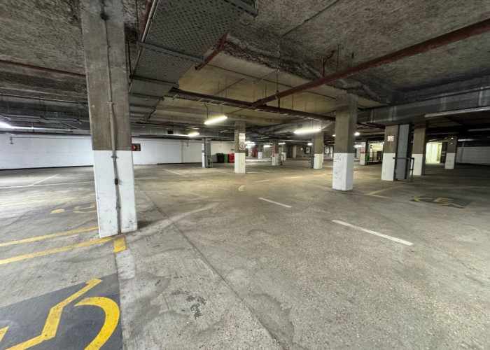 Parking lot at Former Government Building With Offices And Underground Parking For Filming, London
