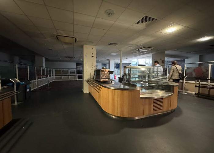 Canteen at Former Government Building With Offices And Underground Parking For Filming, London