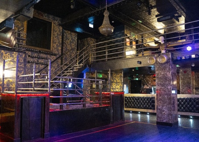 Nightclub, Night Club, Stairway at Luxury Nightclub In East Sussex For Filming, East Sussex