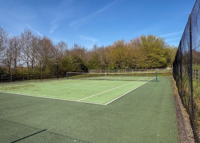 Tennis Court at A Grand And Character Filled Country Manor House For Filming, Hertfordshire