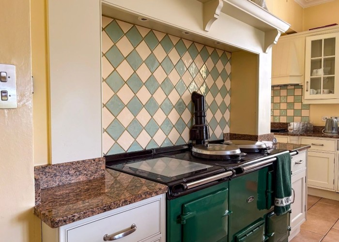Kitchen (Cream or White units) at A Grand And Character Filled Country Manor House For Filming, Hertfordshire