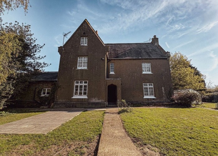 A Deserted Timeworn Farmhouse Frozen In Decades Past For Filming, Hertfordshire