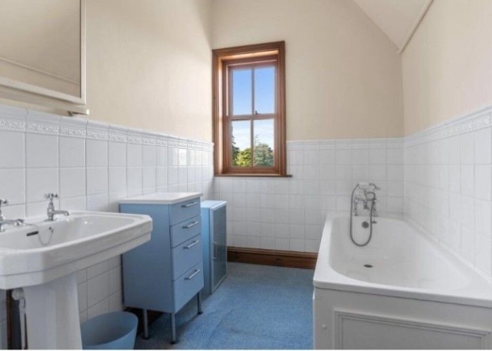 Bathroom at A Gothic Victorian Rectory Set In 7.3 Acres Of Garden For Filming, Essex