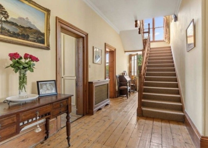 Stairway / Staircase at A Gothic Victorian Rectory Set In 7.3 Acres Of Garden For Filming, Essex