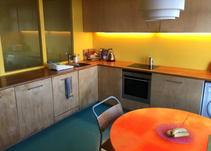 3. Colourful apartment for filming