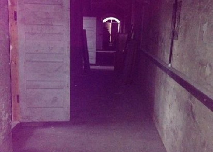 Corridor at Prison & Interrogation Room Film Sets, Kent