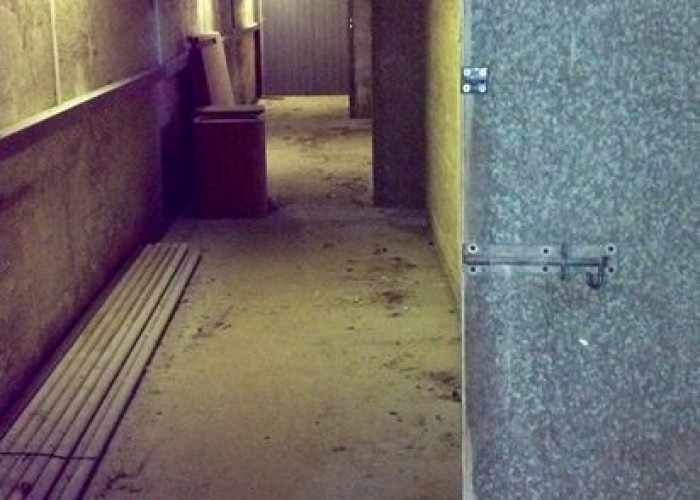 Corridor at Prison & Interrogation Room Film Sets, Kent