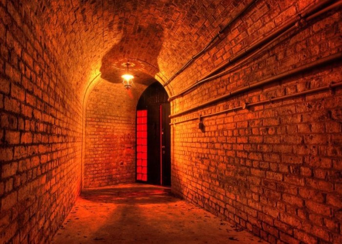 Tunnel at Underground Bar and Club Film Location, Kent
