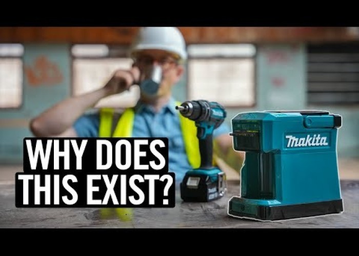 The Makita Coffee Machine: A Bizarre Battery-Powered Brewer (Commercial)