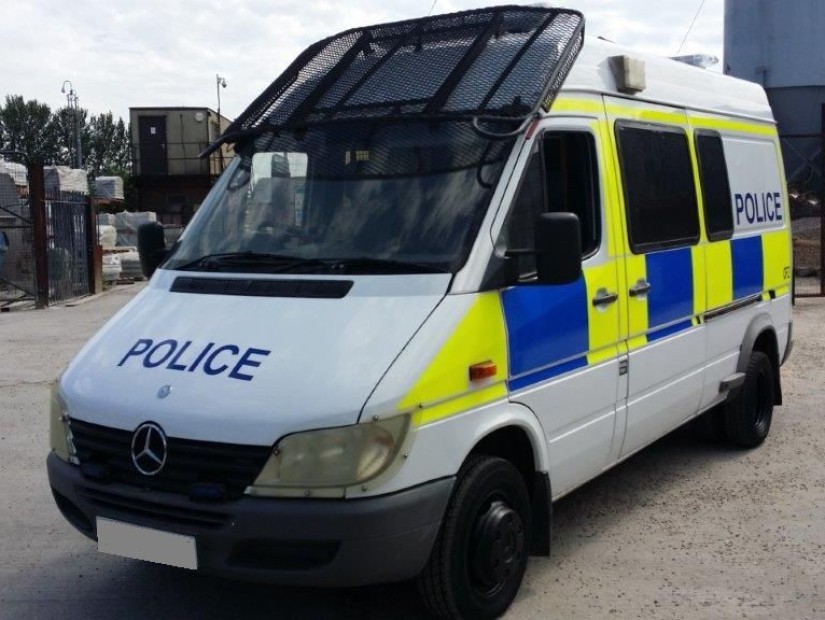Film Vehicle: Mercedes Police Riot Van Available For Filming