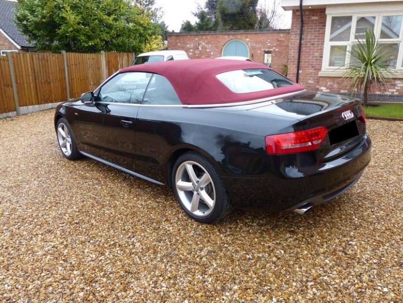 Em1149 Black Convertible Audi for Filming