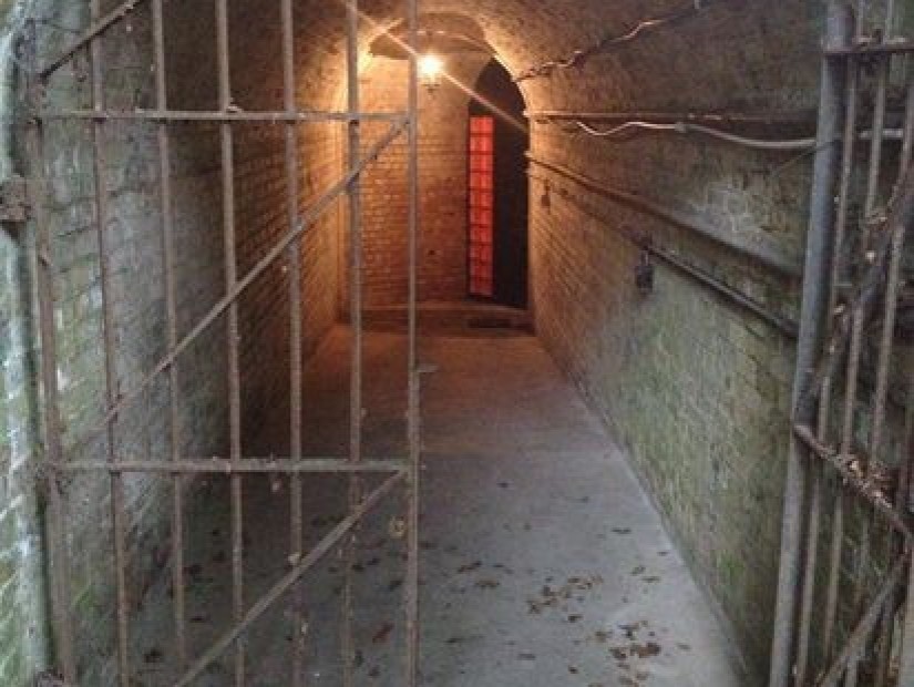 Tunnel at Prison & Interrogation Room Film Sets, Kent