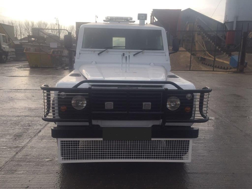 Film Vehicle: Landrover Defender Riot Police Van Available For Filming