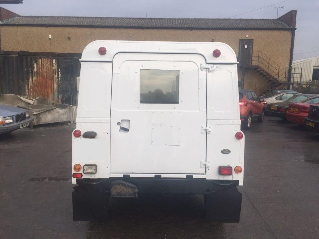 Film Vehicle: Landrover Defender Riot Police Van Available For Filming