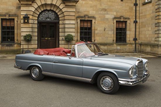 Classic Mercedes Convertible for Filming