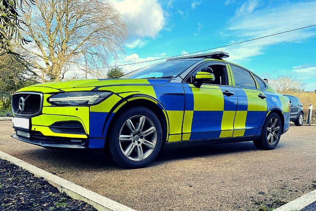 Volvo S90 Police Car For Filming